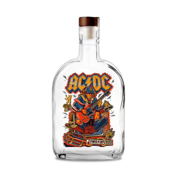 Rock Music 25oz Empty Whiskey Bottle - TANTN 14858