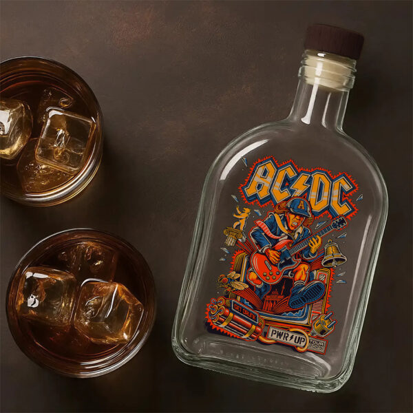 Rock Music 25oz Empty Whiskey Bottle - TANTN 14858