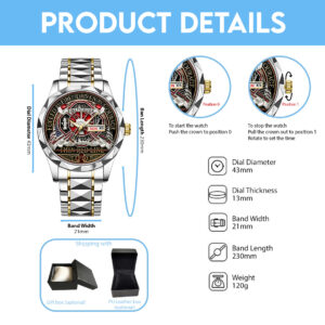 Firefighter Alloy Luxury Quartz Watch - TANTN 14864