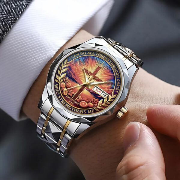 God Is Good Alloy Luxury Quartz Watch - TANTN 14884