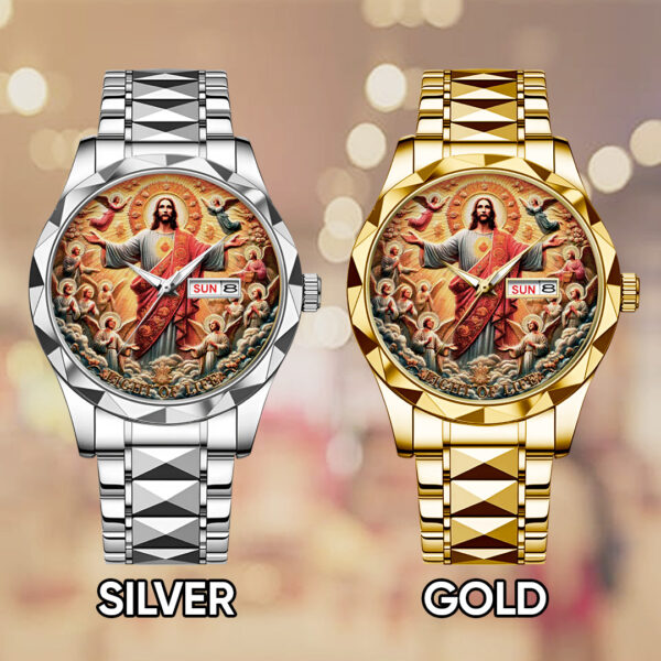 God Is Good Alloy Luxury Quartz Watch - TANTN 14886