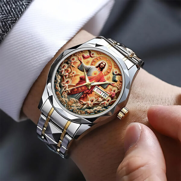 God Is Good Alloy Luxury Quartz Watch - TANTN 14886