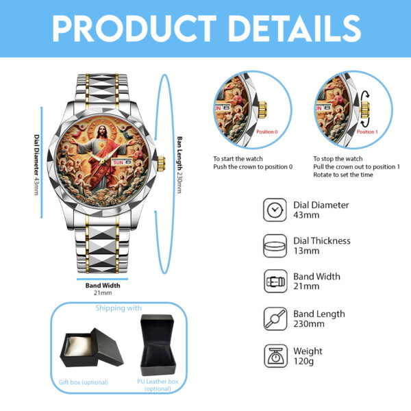 God Is Good Alloy Luxury Quartz Watch - TANTN 14886