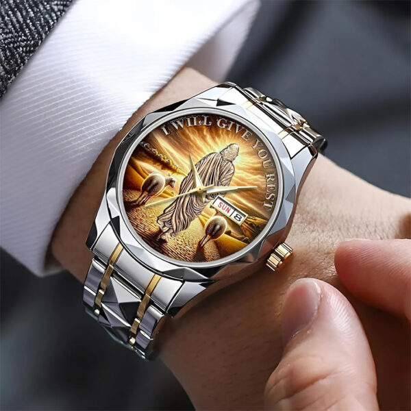 God Is Good Alloy Luxury Quartz Watch - TANTN 14901