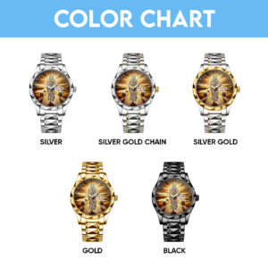 God Is Good Alloy Luxury Quartz Watch - TANTN 14901