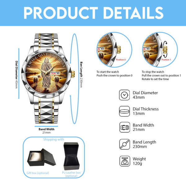 God Is Good Alloy Luxury Quartz Watch - TANTN 14901