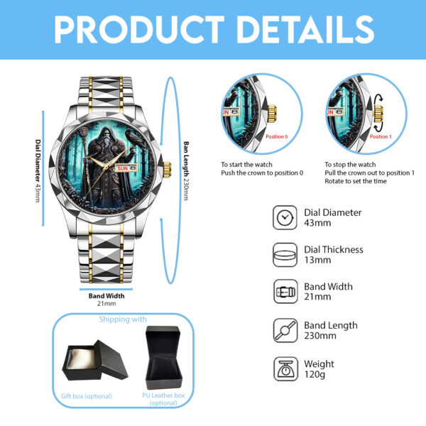 Viking Alloy Luxury Quartz Watch - TANTN 14909
