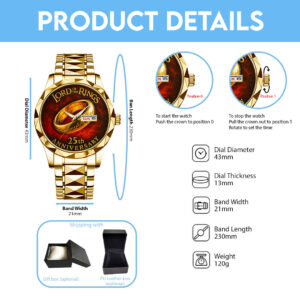 The Lord of the Rings Alloy Luxury Quartz Watch - TANTN 14818