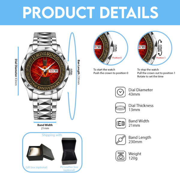 The Lord of the Rings Alloy Luxury Quartz Watch - TANTN 14819