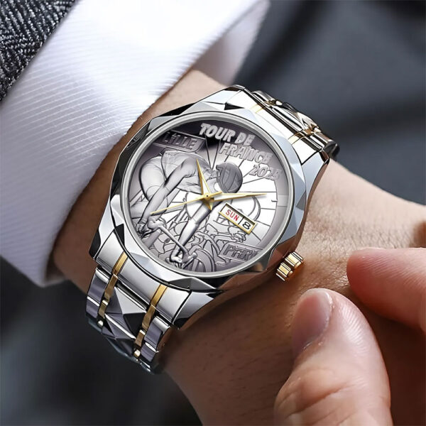 Tour De France 2025 Alloy Luxury Quartz Watch - TANTN 14082