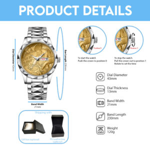Tour De France 2025 Alloy Luxury Quartz Watch - TANTN 14079