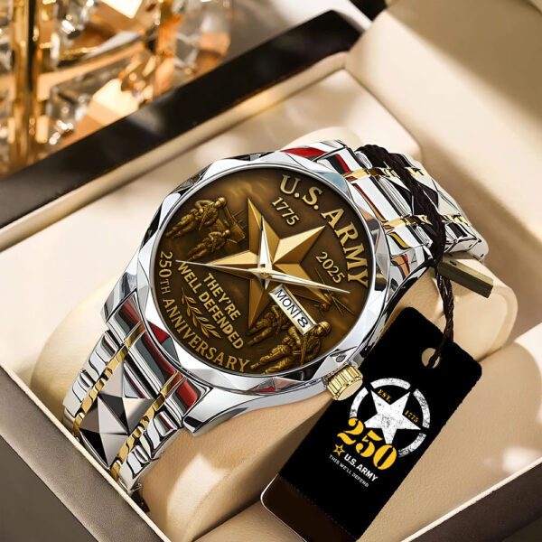 US Army Alloy Luxury Quartz Watch - TANTN 14639