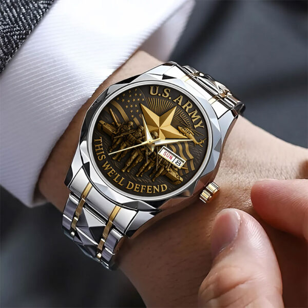 US Army Alloy Luxury Quartz Watch - TANTN 14641