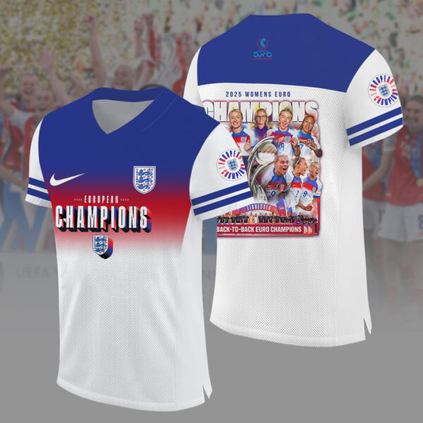 England Lionesses 3D Football Jersey - TMTHU 109