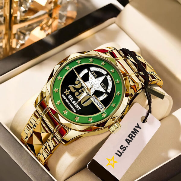 US Army Alloy Luxury Quartz Watch - MAITM 12207