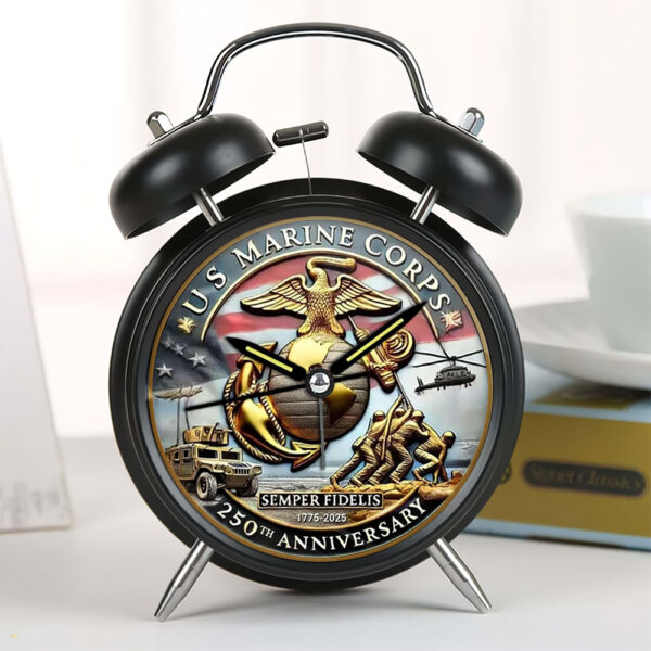 US Marine Corps Custom Alarm Clock - MAITM 12284