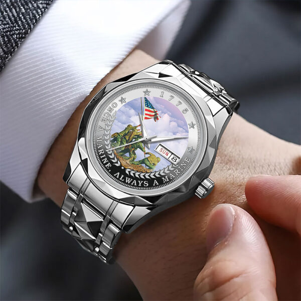 US Marine Corps Alloy Luxury Quartz Watch - MAITM 12186