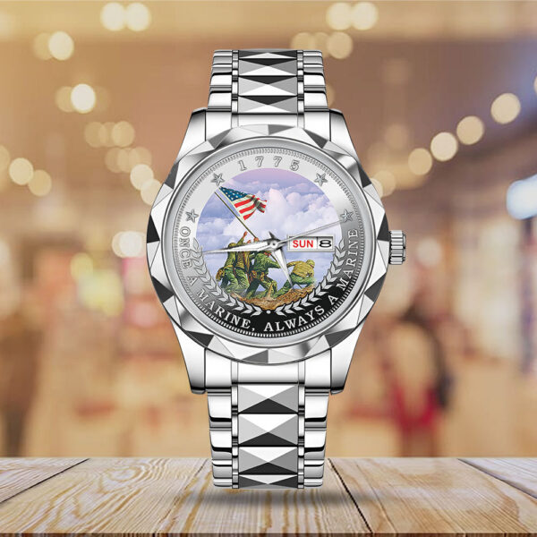 US Marine Corps Alloy Luxury Quartz Watch - MAITM 12186