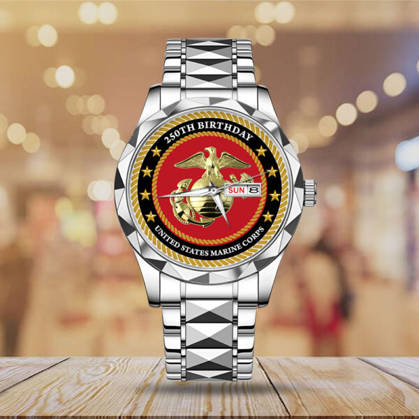 US Marine Corps Alloy Luxury Quartz Watch - MAITM 12188