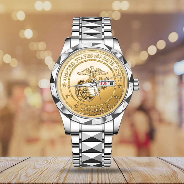 US Marine Corps Alloy Luxury Quartz Watch - MAITM 12191