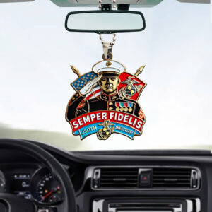 US Marine Corps Custom Shape 1-sided Acrylic Car Ornament - MAITM 12341