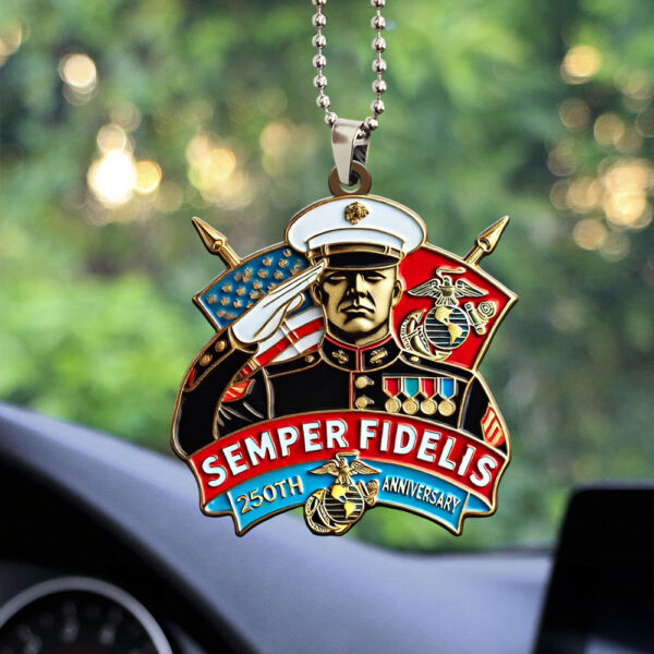 US Marine Corps Custom Shape 1-sided Acrylic Car Ornament - MAITM 12341