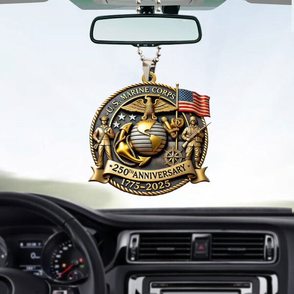 US Marine Corps Custom Shape 1-sided Acrylic Car Ornament - MAITM 12345