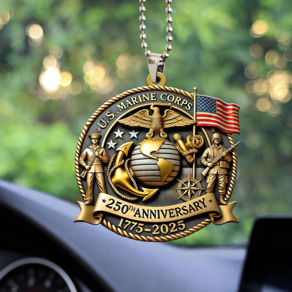 US Marine Corps Custom Shape 1-sided Acrylic Car Ornament - MAITM 12345