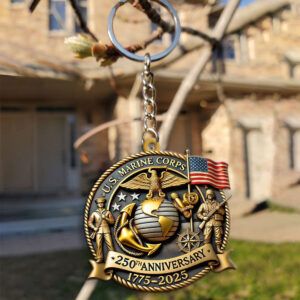 US Marine Corps Custom Shape 1-sided Keychain - MAITM 12346