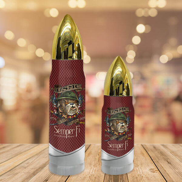 US Marine Corps Bullet Tumbler - MAITM 12376