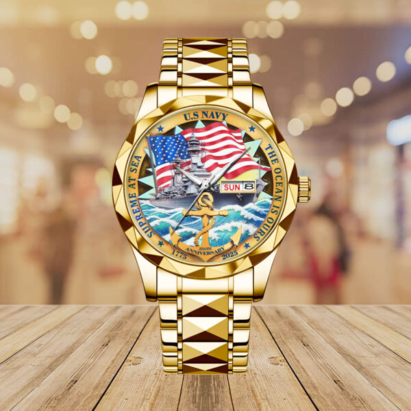 US Navy Alloy Luxury Quartz Watch - MAITM 12193