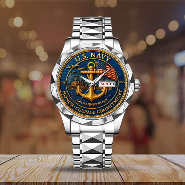 US Navy Alloy Luxury Quartz Watch - HOATT 11833