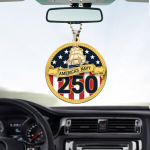 US Navy Custom shape 2-sided Acrylic Car Ornament - MAITM 12118