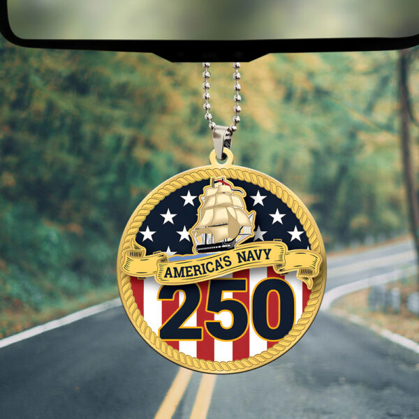 US Navy Custom shape 2-sided Acrylic Car Ornament - MAITM 12118