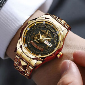 US Marine Corps Alloy Luxury Quartz Watch - TMTHU 089