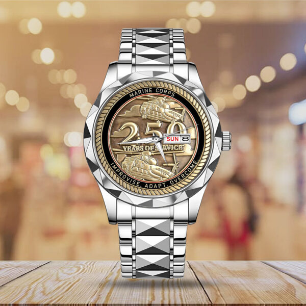 US Marine Corps Alloy Luxury Quartz Watch - MAITM 12126