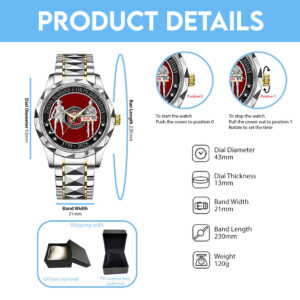 US Marine Corps Alloy Luxury Quartz Watch - TANTN 14627