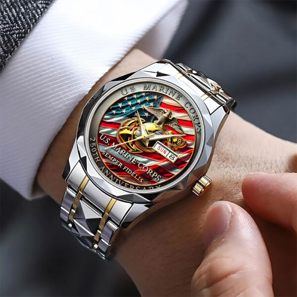 US Marine Corps Alloy Luxury Quartz Watch - TANTN 14631