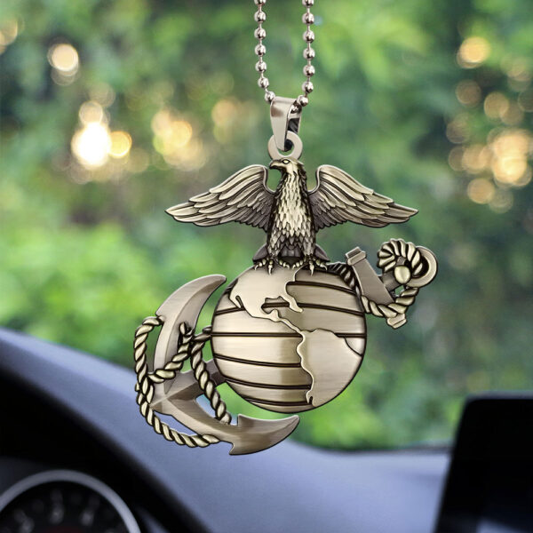 US Marine Corps Custom shape 2-sided Acrylic Car Ornament - MAITM 12112