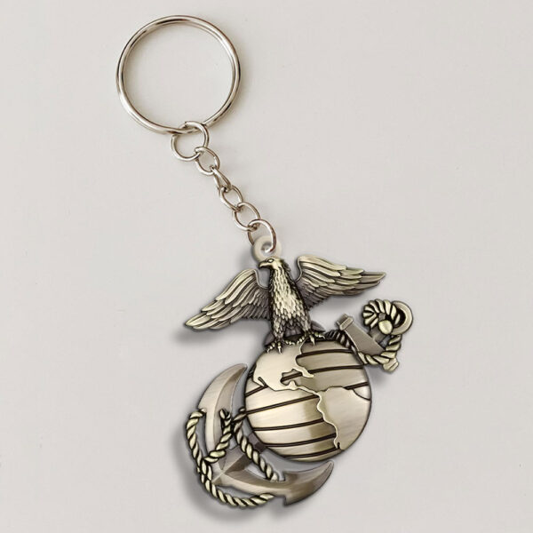 US Marine Corps Custom Shape 2-sided Keychain - MAITM 12113