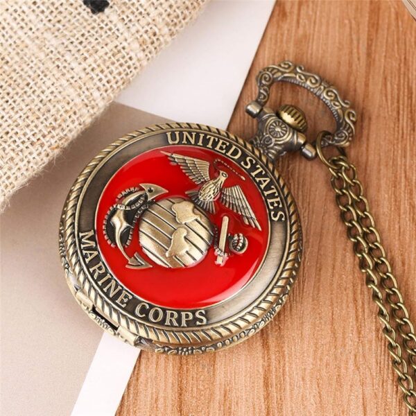 US Marine Corps Quartz Pocket Watch - MAITM DROP132