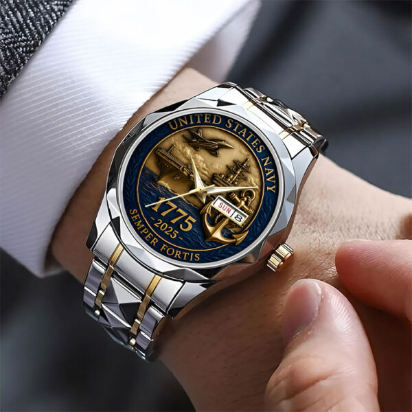 US Navy Alloy Luxury Quartz Watch - TANTN 14637