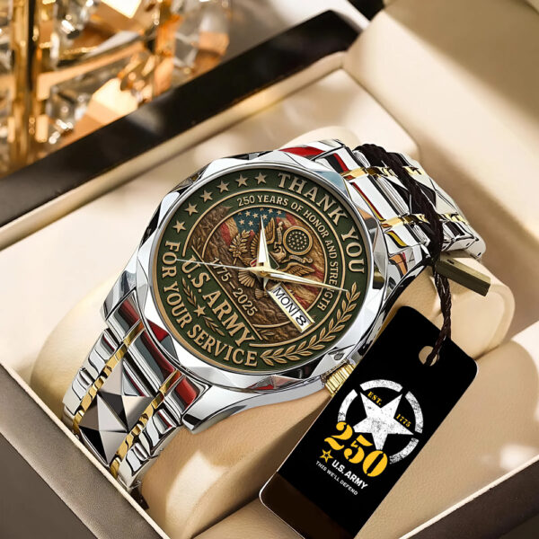 US Army Alloy Luxury Quartz Watch - TANTN 14648
