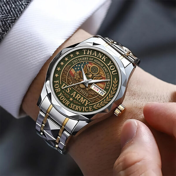 US Army Alloy Luxury Quartz Watch - TANTN 14648