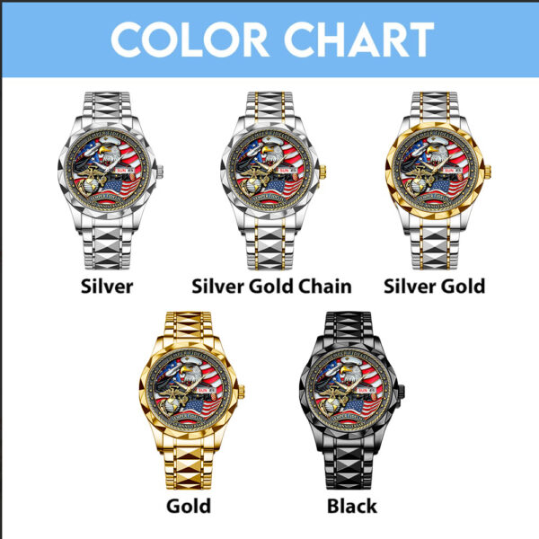 US Marine Corps Alloy Luxury Quartz Watch - TANTN 14221