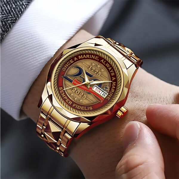 US Marine Corps Alloy Luxury Quartz Watch - TANTN 14222