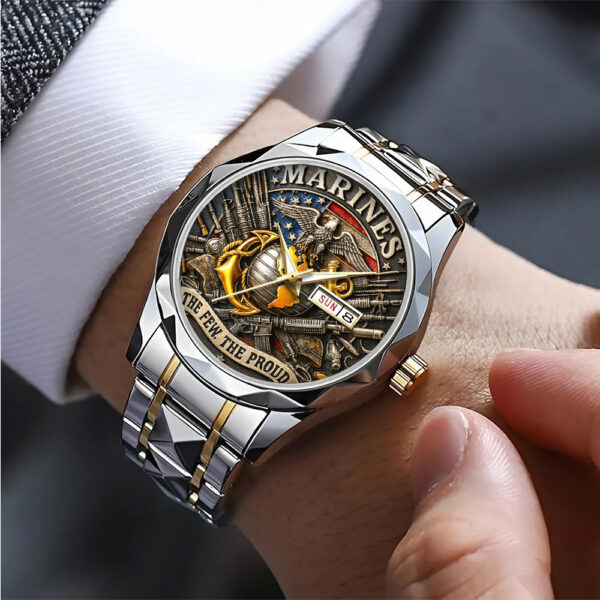 US Marine Corps Alloy Luxury Quartz Watch - TANTN 14817