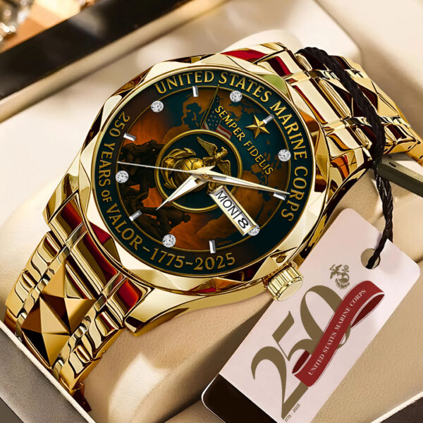 US Marine Corps Alloy Luxury Quartz Watch - TMTHU 052