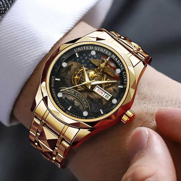 US Marine Corps Alloy Luxury Quartz Watch - TMTHU 053