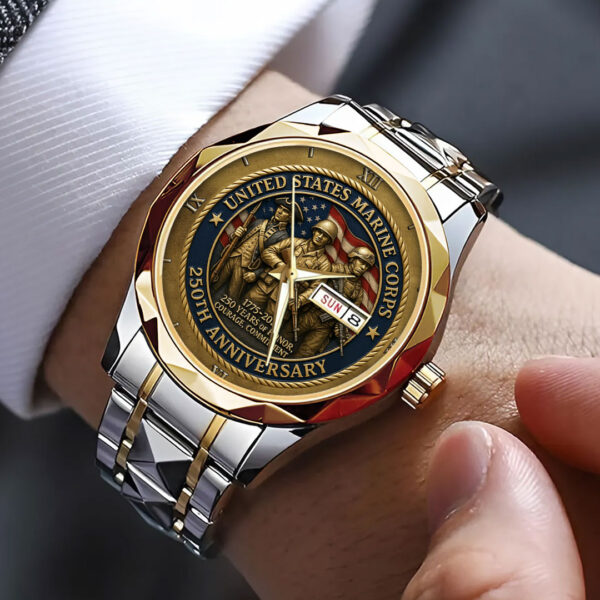 US Marine Corps Alloy Luxury Quartz Watch - TMTHU 057